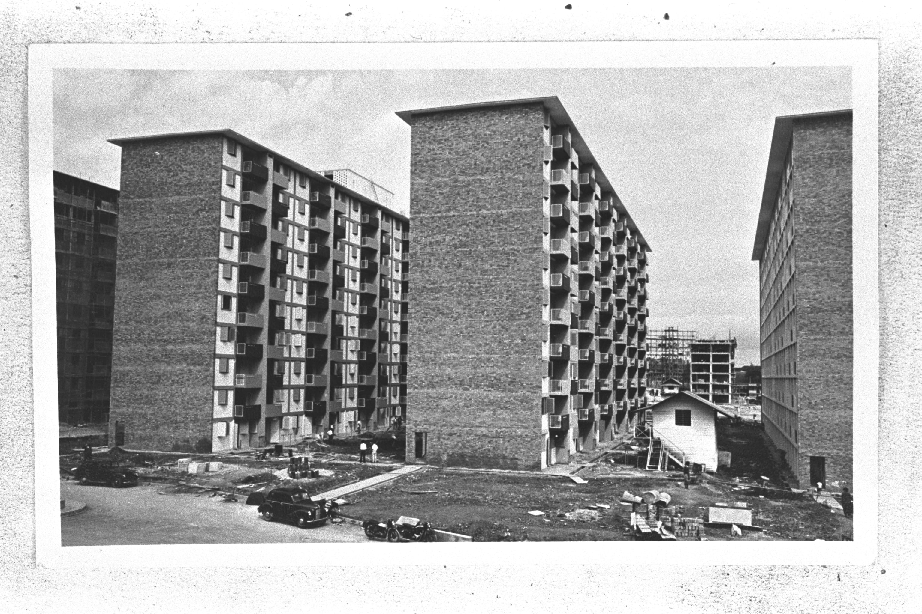 1962 First HDB flats being built in Queenstown